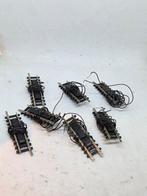 Minitrix  14980 7 stuks Contactrail met magn. schakelaar, Gebruikt, Gelijkstroom, Trix, Rails