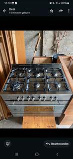 Te koop mooi M SYSTEM gasfornuis 90cm  (alles werkt)., Witgoed en Apparatuur, Fornuizen, 60 cm of meer, Ophalen of Verzenden, Zo goed als nieuw