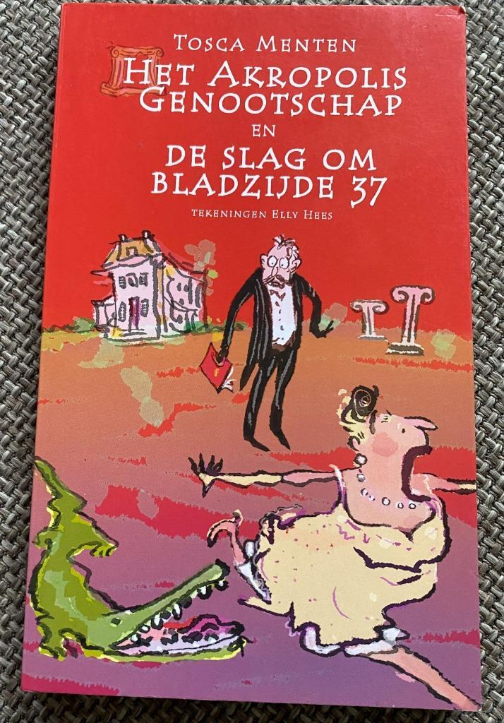 Het Akropolis Genootschap en de slag om bladzijde 37, Boeken, Kinderboeken | Jeugd | onder 10 jaar, Zo goed als nieuw, Fictie algemeen