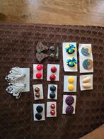 Retro vintage oorbellen oorclips, Ophalen of Verzenden