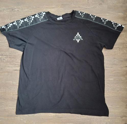 Marcelo Burlon x Kappa (XL), Kleding | Heren, T-shirts, Zo goed als nieuw, Maat 56/58 (XL), Zwart, Ophalen of Verzenden