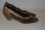 Pumps retro / vintage jaren 80 maat 41, Pumps, Bruin, Verzenden, Gedragen