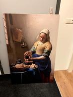 Canvas schilderij melkmeisje, Antiek en Kunst, Ophalen