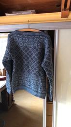 Noorse trui, maat 38/40, blauw, wol, prikt niet, Kleding | Dames, Truien en Vesten, Ophalen of Verzenden, Zo goed als nieuw, Maat 38/40 (M)