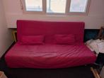 ikea slaapbank rood, Ophalen, Gebruikt, Tweepersoons, 140 cm