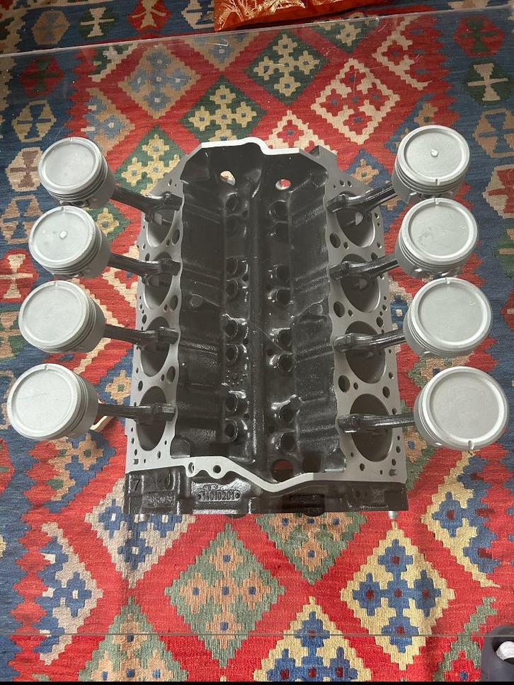Chevrolet V8 Motorblok Salontafel, Huis en Inrichting, Tafels | Salontafels, Gebruikt, Ophalen of Verzenden