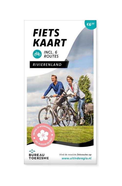 Fietskaart Rivierenland, Boeken, Reisgidsen, Nieuw, Reisgids of -boek, Benelux, Overige merken, Verzenden