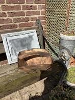 Oude houten bak gruttersbak plukbak, Antiek en Kunst, Ophalen of Verzenden