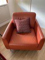 Leren fauteuil, Huis en Inrichting, Fauteuils, Ophalen, Zo goed als nieuw, 50 tot 75 cm, Leer