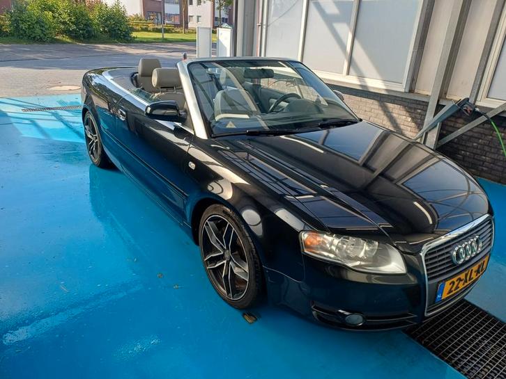 Audi A4 1.8 turbo 120KW Cabrio AUT 2007 Zwart facelift model, Auto's, Audi, Particulier, A4, Benzine, E, Cabriolet, Automaat, Origineel Nederlands