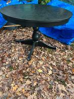 IKEA Ingatorp Zwarte Uitschuifbare Eettafel, Huis en Inrichting, Tafels | Eettafels, Ophalen, Overige materialen, Gebruikt, 100 tot 150 cm