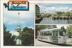GROETEN UIT ROTTERDAM EUROMAST HAVEN STRIPPENKAART TRAM 302, Verzamelen, Ophalen of Verzenden, 1960 tot 1980, Ongelopen, Zuid-Holland