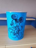 Prullenbak voor kinderkamer, blauw met Mickey Mouse opdruk, Gebruikt, Ophalen of Verzenden