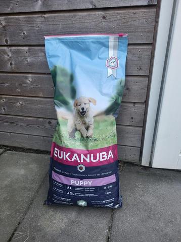 NIEUW Eukanuba puppy 12kg L XL lam rijst hondenvoer brokken beschikbaar voor biedingen