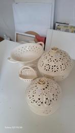 Prachtige bonbondoosjes. Ecru, Ophalen of Verzenden