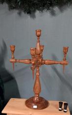 Houten Kandelaar., Ophalen of Verzenden, Nieuw, Hout