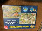 Jan van Haasteren dubbele puzzel, Ophalen of Verzenden, 500 t/m 1500 stukjes, Zo goed als nieuw