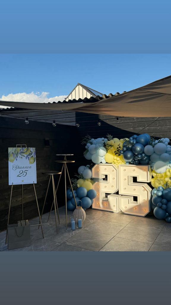 Lichtcijfers, Hobby en Vrije tijd, Feestartikelen | Verhuur, Zo goed als nieuw, Verjaardag, Ophalen of Verzenden