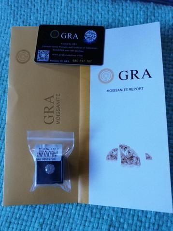 Moissanite 1 karaat ronde steen (briljant) Gratis verzending beschikbaar voor biedingen