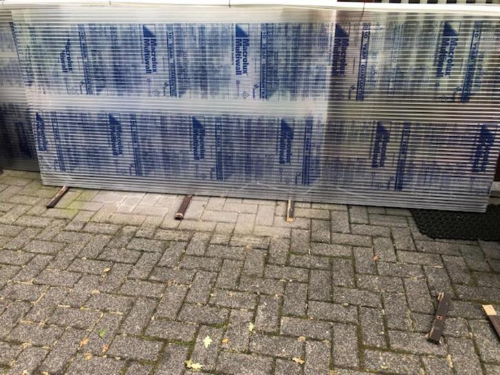 Polycarbonaat Kanaal platen, Doe-het-zelf en Verbouw, Platen en Panelen, Nieuw, Overige materialen, Ophalen