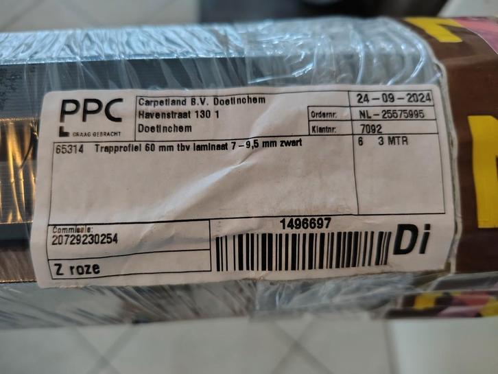 Trapprofiel | trapneusprofiel Voor laminaat 7 tot 9.5mm, Doe-het-zelf en Verbouw, Vloerdelen en Plavuizen, Nieuw, Laminaat, Overige materialen