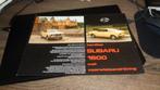 Folder  SUBARU  1600, Verzenden, Zo goed als nieuw, Overige merken