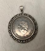 10 gulden munt 1945-1970 Wilhelmina en Juliana hanger zilver, Ophalen of Verzenden, Zilver, Hanger