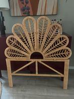 Rotan hoofdbord 1-persoonsbed, Huis en Inrichting, Ophalen, Gebruikt, 90 cm, Eenpersoons