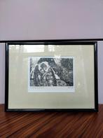 Ets van Ab Steenvoorden, Antiek en Kunst, Kunst | Etsen en Gravures, Ophalen of Verzenden