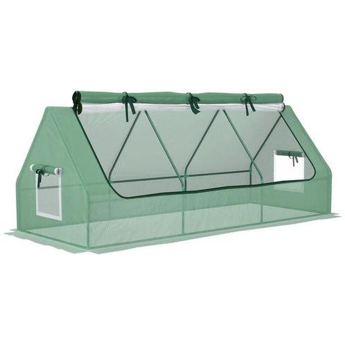 Nieuw. Outsunny foliekas minikas met gaasvenster, Tuin en Terras, Kassen, Nieuw, Aluminium, Ophalen of Verzenden