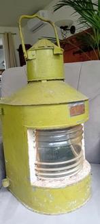 Scheepslamp, Ophalen, Gebruikt
