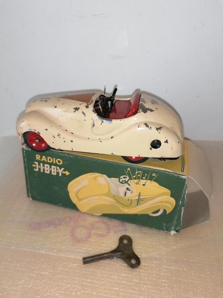 Jibby Radio auto in OVP zie foto's en tekst, Antiek en Kunst, Antiek | Speelgoed, Ophalen of Verzenden