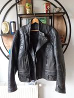 leren jas, Ophalen of Verzenden, Gedragen, Maat 52/54 (L), Zwart