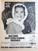 33 vintage advertenties reclames Blue Band boter 49-66 kids, Verzamelen, Ophalen