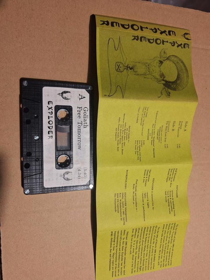 Exploder: Blessing in disguise demo tape, Cd's en Dvd's, Cassettebandjes, Zo goed als nieuw, 1 bandje, Ophalen of Verzenden