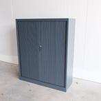 Roldeurkast, Antraciet, 120x45x145cm(bxdxh), 3 legbord RD125, Gebruikt, 100 tot 150 cm, -, 100 tot 150 cm