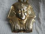 Hanger Egyptische Farao Toetanchamon, Verzenden, Zo goed als nieuw, Goud, Overige materialen