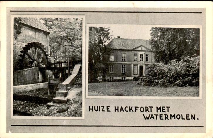 Vorden - Huize Hackfort - Watermolen, Verzamelen, Ansichtkaarten | Nederland, Ongelopen, Gelderland, 1920 tot 1940, Ophalen of Verzenden