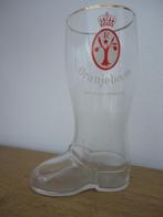 Oud Oranjeboom bierglas laars c.q. stiefel, Verzamelen, Biermerken, Ophalen of Verzenden, Gebruikt, Glas of Glazen, Oranjeboom
