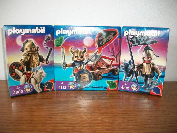 4809 / 4810 / 4812 wolvenridders / ridders, Kinderen en Baby's, Speelgoed | Playmobil, Nieuw, Complete set, Ophalen of Verzenden