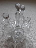 Bijzonder object - tafelstel draaibaar - kristalglas antiek, Ophalen of Verzenden