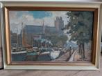 Gezicht op Dordrecht Clement Bezemer, Antiek en Kunst, Ophalen of Verzenden