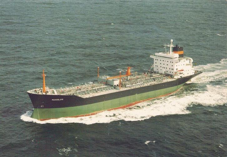 1174  m.t. Maassluis, m.t. Maasstad  m.t. Maasstroom, Verzamelen, Scheepvaart, Kaart, Foto of Prent, Ophalen of Verzenden