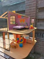 Prachtig poppenhuis van Djeco met 6 setjes. Leuk voor Sint!, Kinderen en Baby's, Speelgoed | Poppenhuizen, Ophalen, Zo goed als nieuw