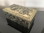 Rechthoekig vintage metalen blik Old Masters made in Belgium, Ophalen of Verzenden, Huis en Inrichting