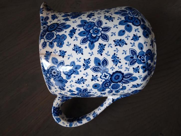 Antieke Beatrix Melkkan Blauw, Huis en Inrichting, Keuken | Servies, Gebruikt, Overige typen, Overige stijlen, Aardewerk, Ophalen