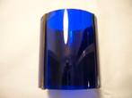 Inzetglas / cilinder, toplicht, scheepslantaarn, blauw, Antiek en Kunst, Ophalen of Verzenden