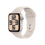Apple Watch SE 2th Gen, 40mm, Starlight (Sterrenlicht), GPS, Nieuw, Apple Watch SE, Ophalen of Verzenden, IOS