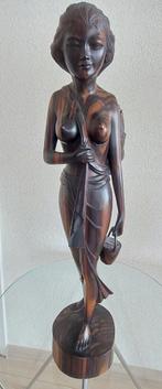 Houtsnijwerk Balinese Vrouw, Antiek en Kunst, Ophalen of Verzenden