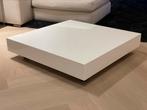 Hoogglans witte salontafel van Christian Koban DOM, Huis en Inrichting, 50 tot 100 cm, Rechthoekig, Zo goed als nieuw, Ophalen